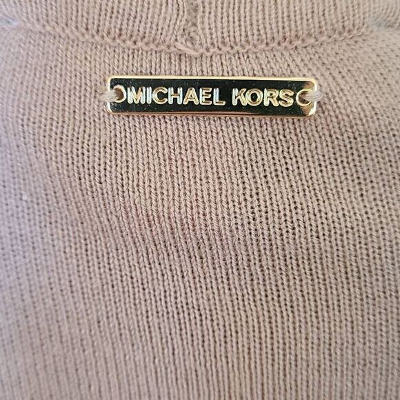 Michael Kors Womens Beige Waterfall Long Sleeved Cardigan Sweater Size Small - Picture 5 of 9